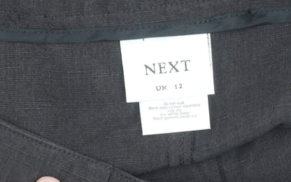 Next Women Black Midi Straight Pencil Skirt Size 12 Workwear