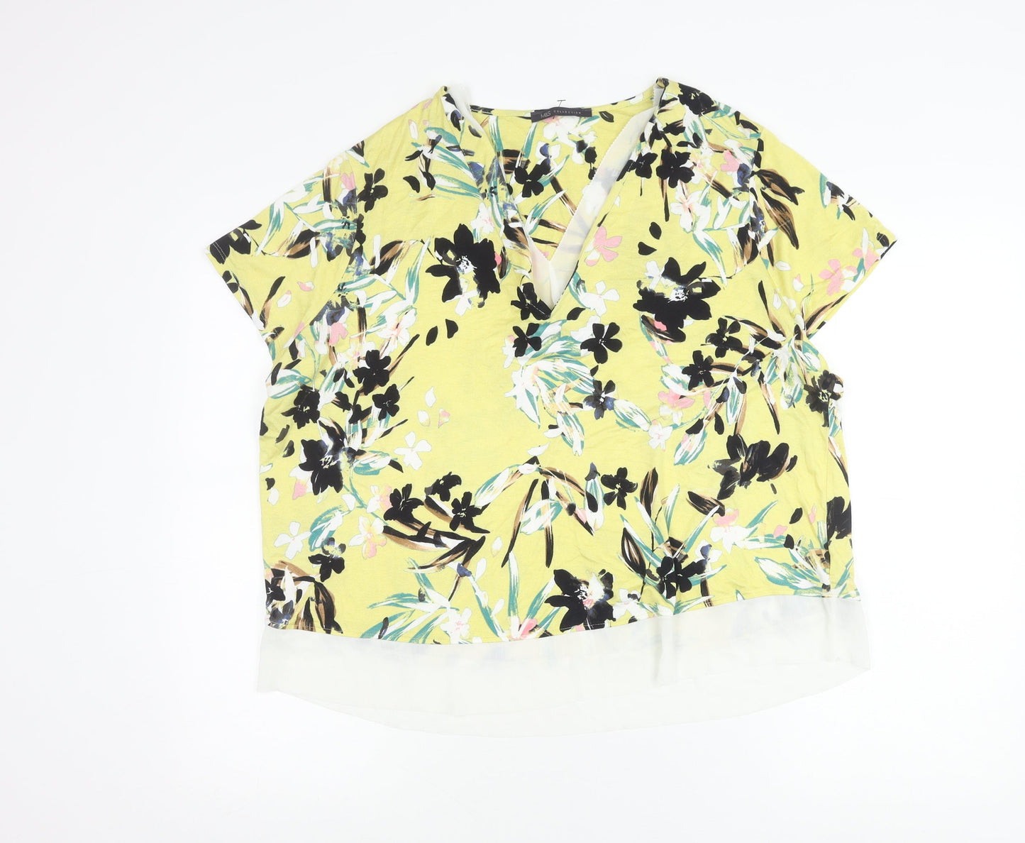 Womens UK Size 18 Marks and Spencer Multicoloured Tunic Blouse