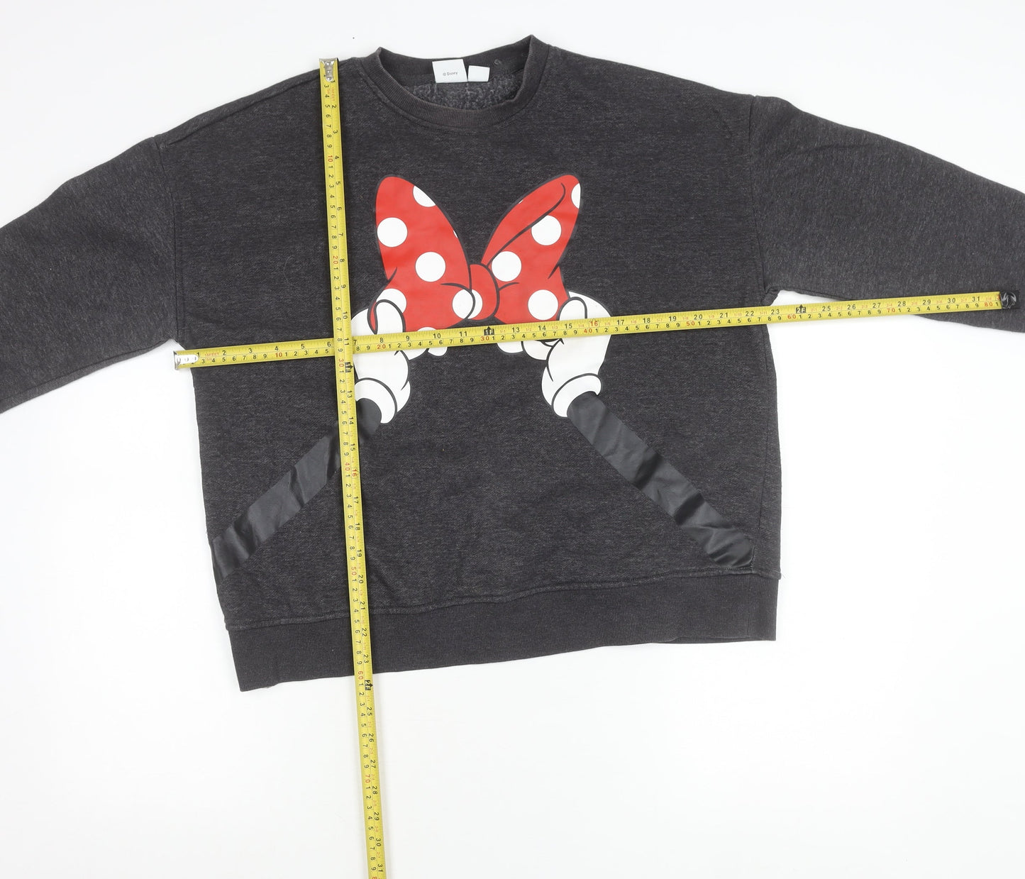 Womens UK Size 12 Disney Grey Pullover Sweatshirt