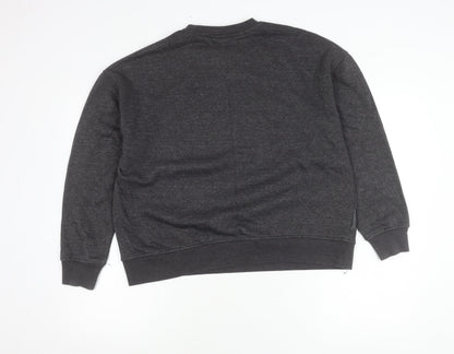 Womens UK Size 12 Disney Grey Pullover Sweatshirt