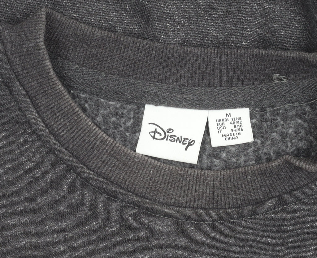 Womens UK Size 12 Disney Grey Pullover Sweatshirt