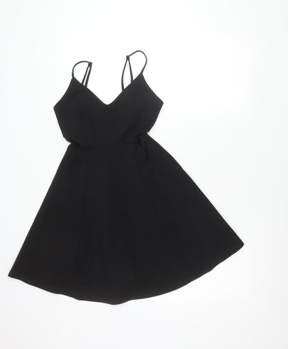 New Look Women's Black Size 6 Fit & Flare Party Dress