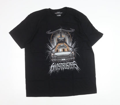 Forbidden Planet Men’s Black Ghostbusters XL Graphic T-Shirt
