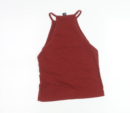 Womens UK Size S FOREVER 21 Red Camisole Tank