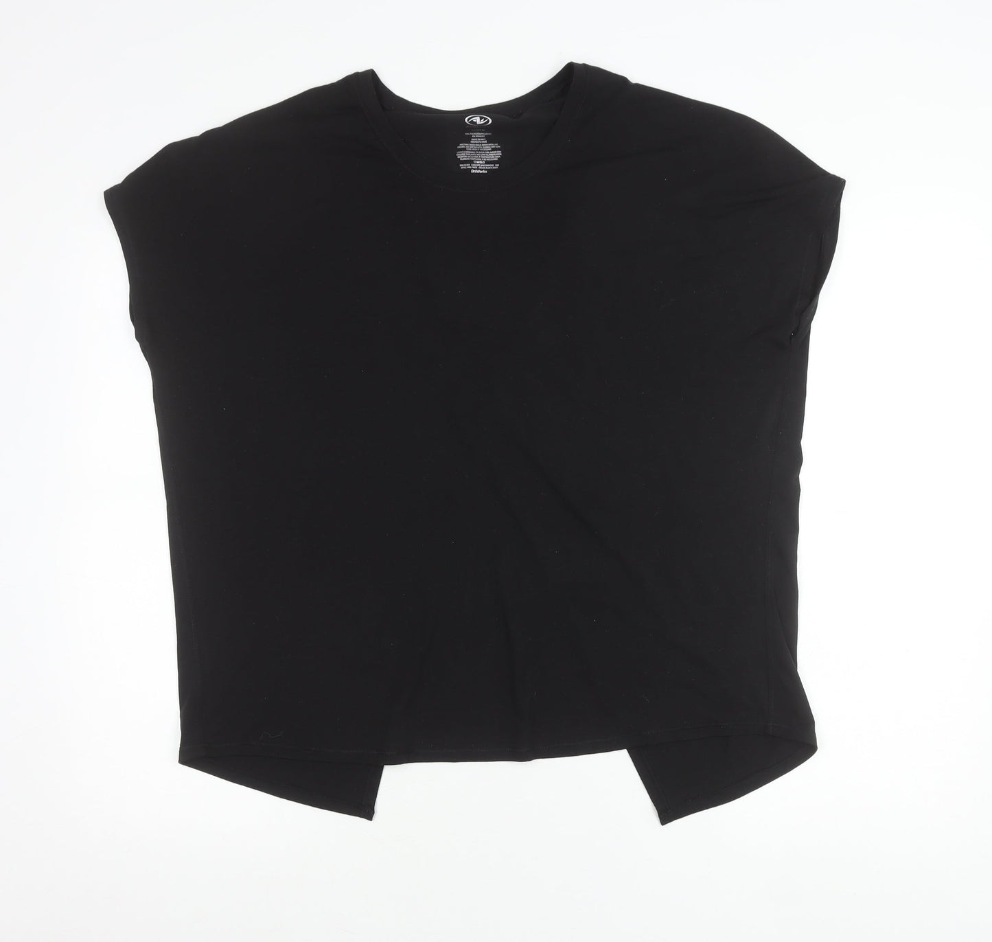 Athletic Works Womens Black S Sleeveless Sports T-Shirt