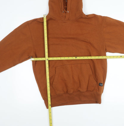 Mens UK Size S JACK & JONES Brown Pullover Hoodie