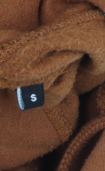 Mens UK Size S JACK & JONES Brown Pullover Hoodie