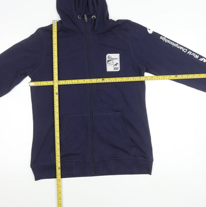 Asics Men’s Blue Hooded Full Zip Jacket L IAAF London 2017