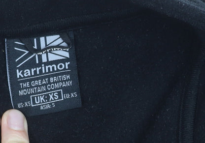 Karrimor Womens XS Black Fleece Full Zip Jacket Outdoor Sportswear