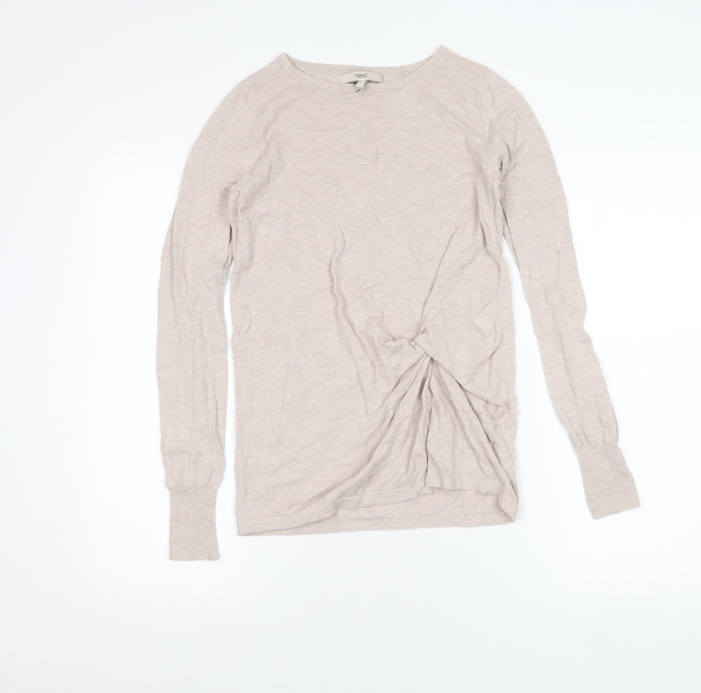 Womens UK Size 6 NEXT Beige Pullover Jumper