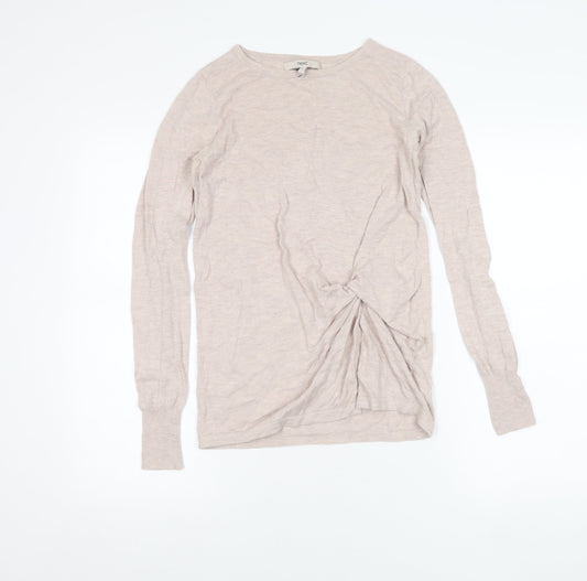 Womens UK Size 6 NEXT Beige Pullover Jumper