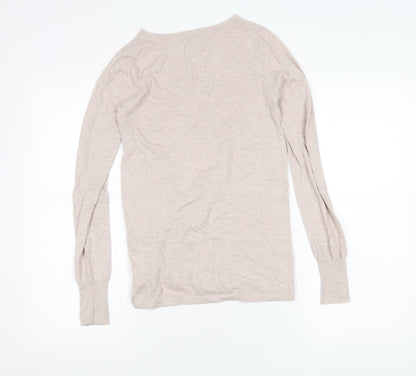 Womens UK Size 6 NEXT Beige Pullover Jumper