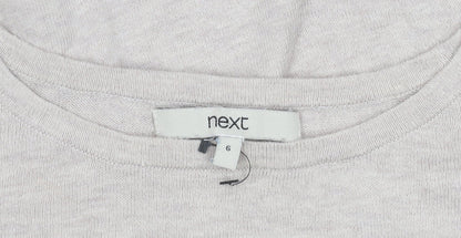 Womens UK Size 6 NEXT Beige Pullover Jumper