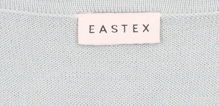 Eastex Women’s Blue Size 18 Scoop Neck 3/4 Sleeve Pullover Jumper