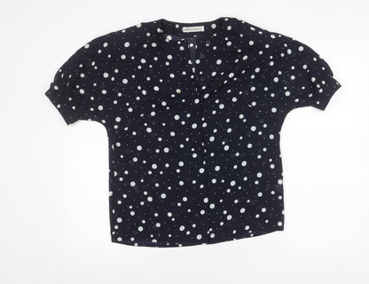 Womens UK Size 12 HARDOB Blue Basic Blouse