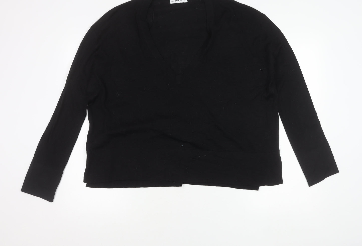 Womens UK Size L Zara Black Pullover Jumper