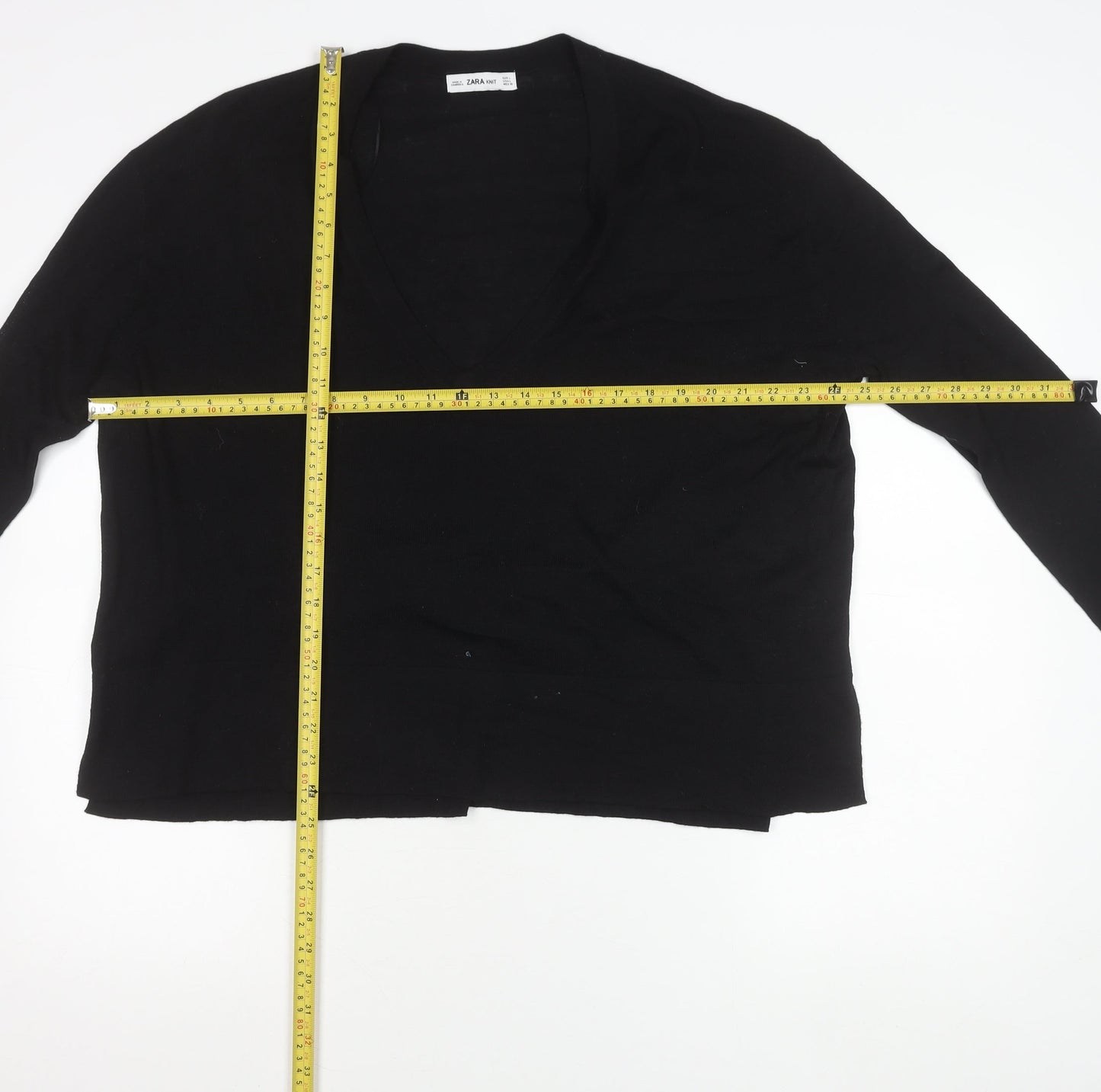Womens UK Size L Zara Black Pullover Jumper