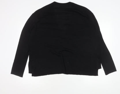 Womens UK Size L Zara Black Pullover Jumper