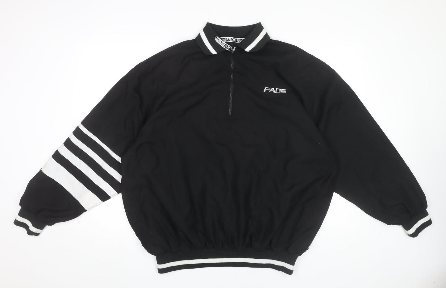 Mens UK Size M FADE Black Basic Jacket