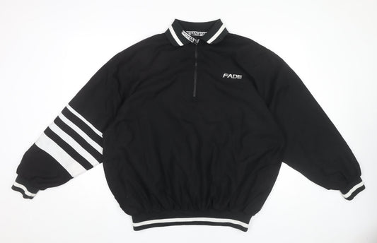 Mens UK Size M FADE Black Basic Jacket
