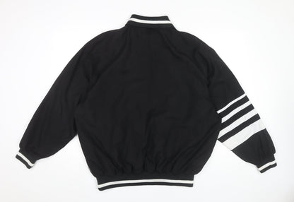 Mens UK Size M FADE Black Basic Jacket