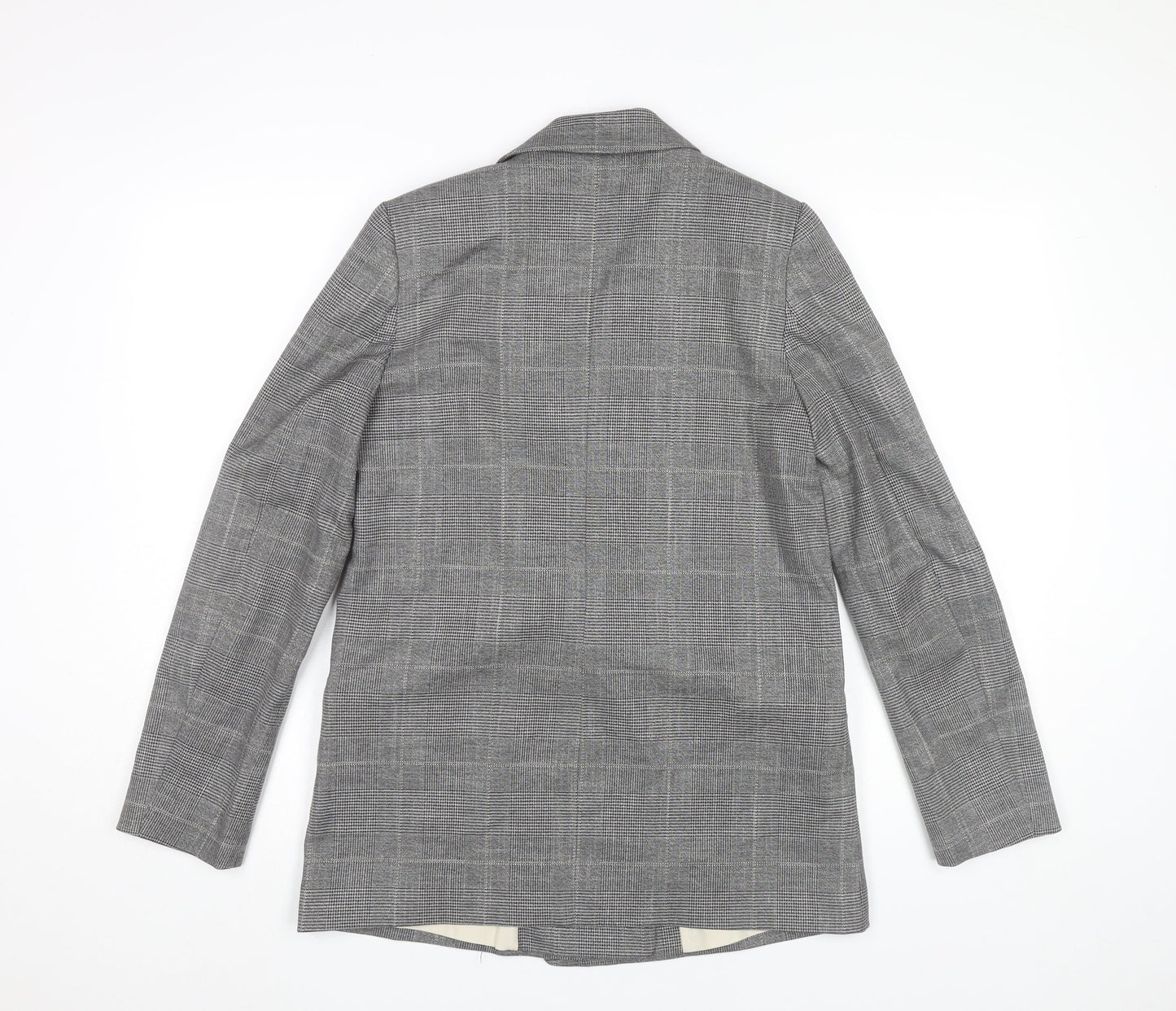 Womens UK Size 6 H&M Grey Basic Jacket Blazer
