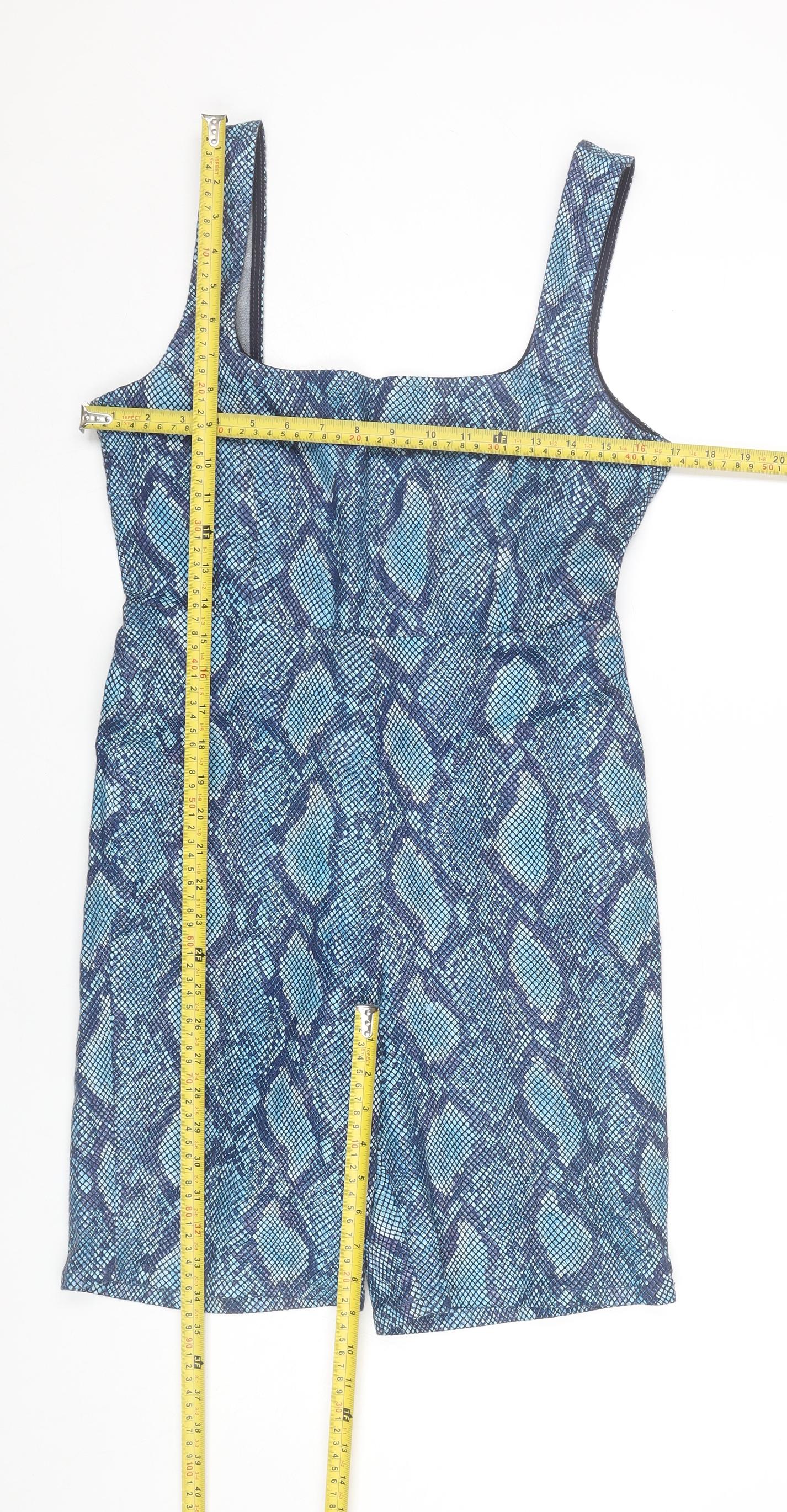 Womens UK Size 12 ASOS One-Piece Blue Playsuit