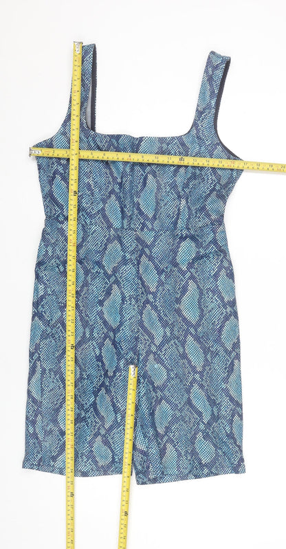 Womens UK Size 12 ASOS One-Piece Blue Playsuit
