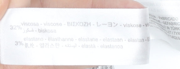 Bershka Women White Lace Camisole Tank Top L Party Summer