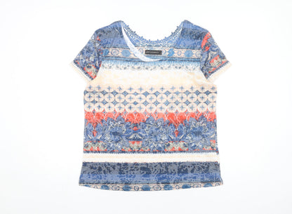 Womens UK Size S Just Elegance Multicoloured Tunic T-Shirt