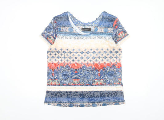Womens UK Size S Just Elegance Multicoloured Tunic T-Shirt