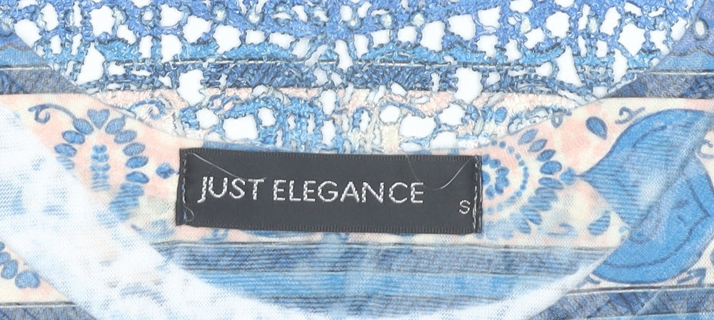 Womens UK Size S Just Elegance Multicoloured Tunic T-Shirt