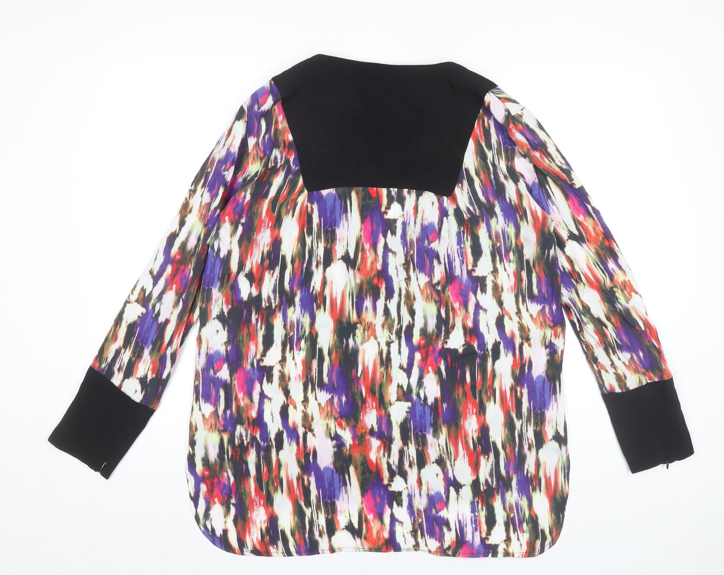 Womens UK Size 12 French Connection Multicoloured Tunic Blouse