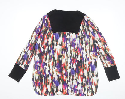 Womens UK Size 12 French Connection Multicoloured Tunic Blouse