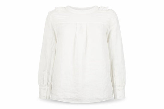 Womens UK Size 12 Marks and Spencer White Tunic Blouse