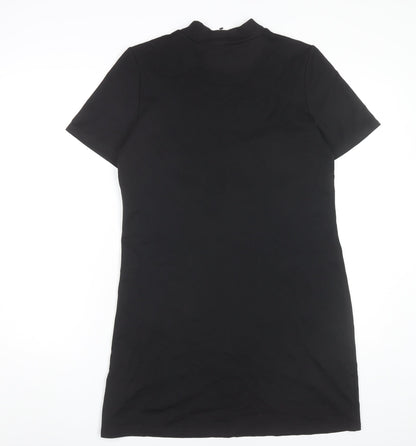 Et Vous Womens Black Size 12 Shift Dress Short Sleeve Workwear