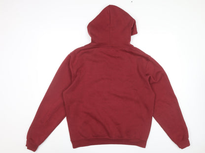 R-Life Men’s Red Pullover Hoodie Size S Graphic Print Outdoor