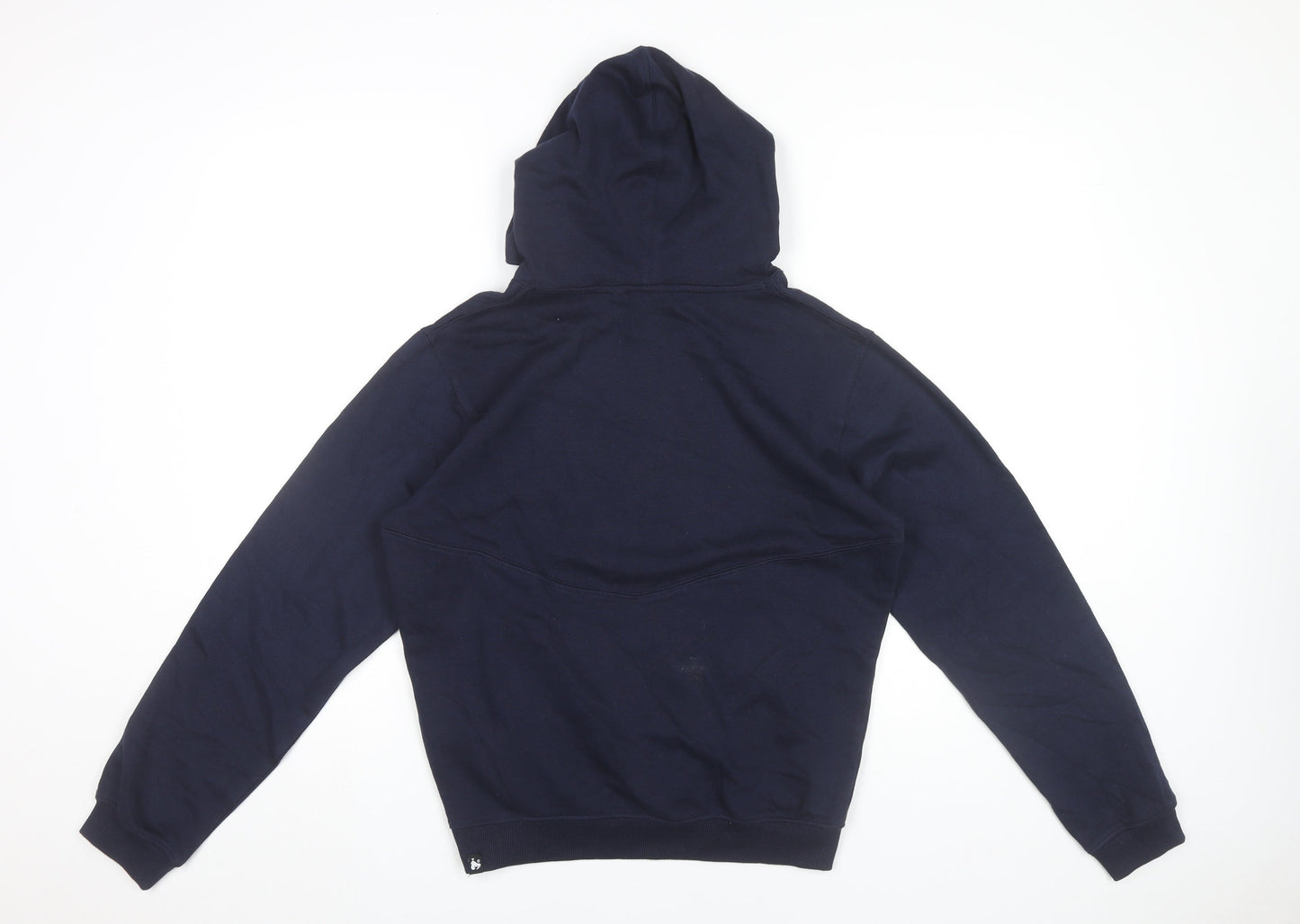 Money Boys Blue Pullover Hoodie 10-11 Years Logo Graphic Print