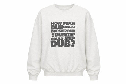 Front view of Hanes unisex grey music graphic pullover sweatshirt, size S