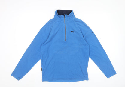 Trespass Men's Blue XS Fleece Pullover Sweatshirt Outdoor Hiking
