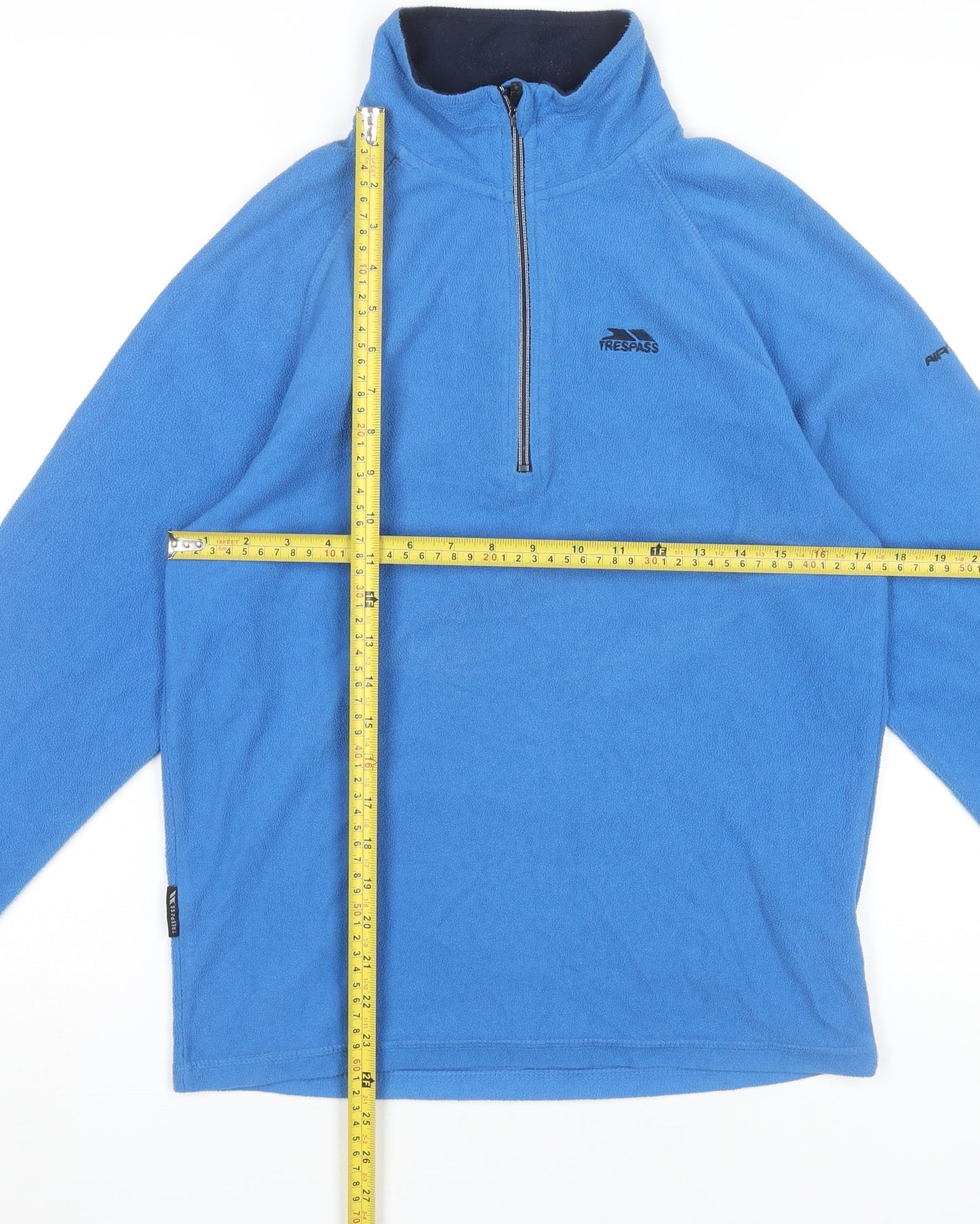 Trespass Men's Blue XS Fleece Pullover Sweatshirt Outdoor Hiking