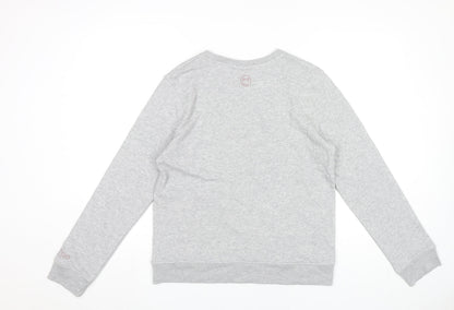Miomojo Womens Grey L Sweatshirt Pullover Crew Neck Long Sleeve