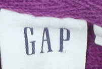 GAP Womens Purple XL Pullover Crew Neck Logo Sweatshirt