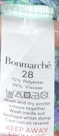 Bonmarché Womens Multicoloured Floral Sleeveless Blouse Size 28