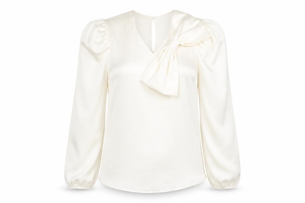 Womens UK Size 12 F&F Ivory Blouse Blouse