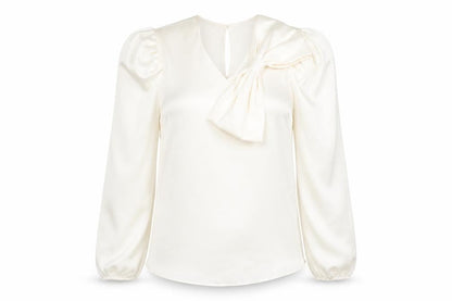 Womens UK Size 12 F&F Ivory Blouse Blouse