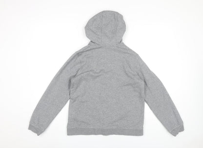 Nike Boys Grey XL Full Zip Hoodie Sweatshirt Jacket Cotton Blend