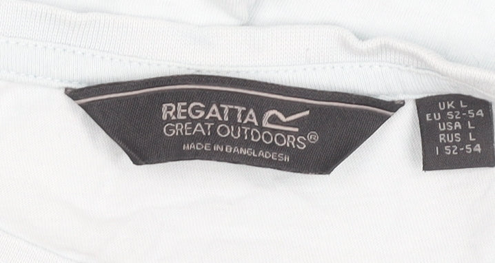 Regatta Men's Blue Large Outdoors Graphic Cotton T-Shirt