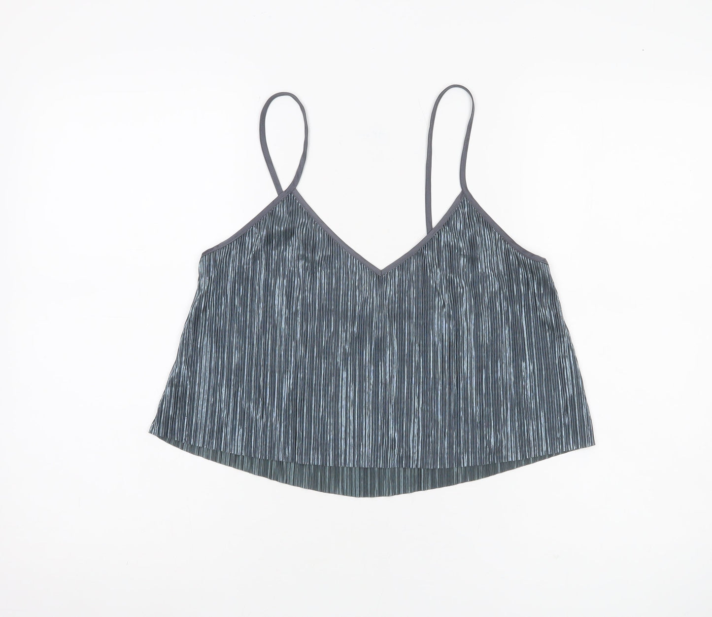 Victoria's Secret Women’s Grey Size 12 Pleated Tank Camisole