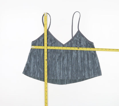Victoria's Secret Women’s Grey Size 12 Pleated Tank Camisole